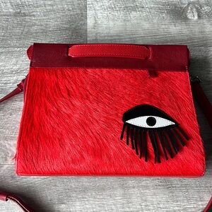 Min & Mon red Vali bag rare